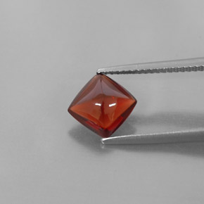 Granate piropo rojo natural de 2,08 ct, transparente, transparente / translúcido