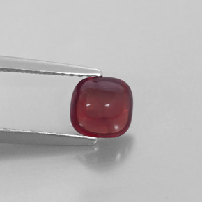 Granate piropo rojo natural de 1,16 ct, transparente, transparente / translúcido