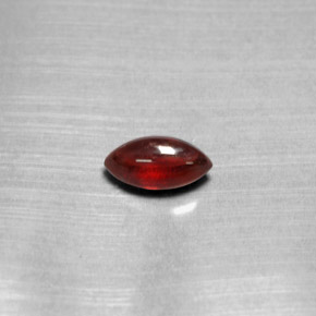 Granate piropo rojo natural de 1,39 ct, transparente, transparente / translúcido