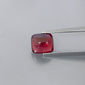 Granate piropo rojo natural de 2,39 ct, transparente, transparente / translúcido