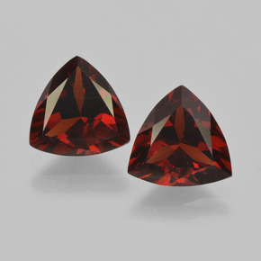 Gemas de granate piropo rojo natural de  ct, trillón, VS
