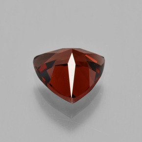Granate piropo rojo natural de 1,92 ct, trillón, VS
