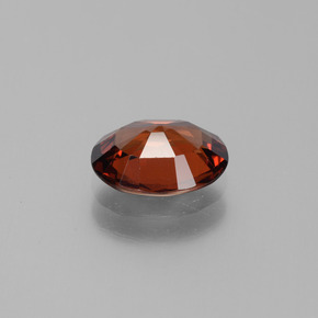 Granate piropo rojo natural de 1,86 ct, corte óvalo, VVS-VS