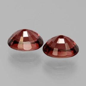 Gemas de granate piropo rojo natural de 3,88 ct, corte óvalo, VVS-VS