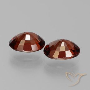 Gemas de granate piropo rojo natural de 3,13 ct, corte óvalo, VVS-VS
