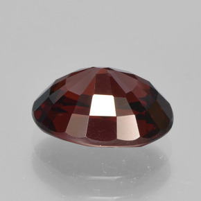 Granate Piropo Roja natural de 3.48 ct, Corte Óvalo, VVS