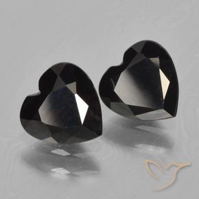 Gemas de Granate piropo Rojo oscuro natural de 1.66 ct, Corazón, VVS-VS