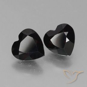 Gemas de Granate piropo Rojo oscuro natural de 1.73 ct, Corazón, VVS-VS