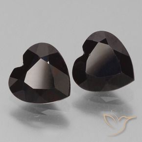 Gemas de Granate piropo Rojo oscuro natural de 1.73 ct, Corazón, VVS-VS
