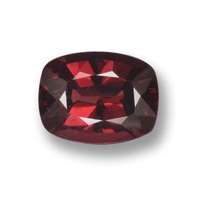 Granate Piropo Roja natural de 2.87 ct, Corte Cojín, VS