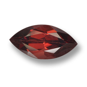 Granate Piropo Roja natural de 2.35 ct, Marquesa, VVS-VS