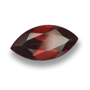 Granate Piropo Rojo sangre natural de 1.96 ct, Marquesa, VVS-VS
