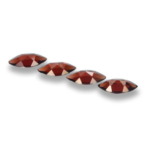 Gemas de granate piropo rojo natural de 6,89 ct, marquesa, VVS