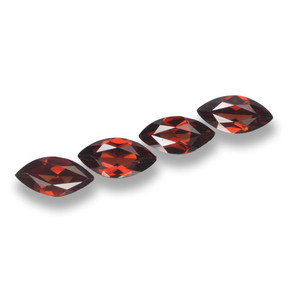 Gemas de granate piropo rojo natural de 7,21 ct, marquesa, VVS
