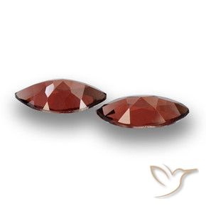 Gemas de Granate piropo Rojo escarlata natural de 3.92 ct, Marquesa, VVS-VS
