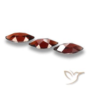 Gemas de Granate piropo Rojo oscuro natural de 5.73 ct, Marquesa, VVS-VS
