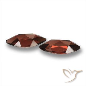 Gemas de Granate piropo Rojo merlot natural de 3.96 ct, Marquesa, VVS-VS