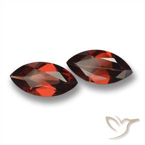 Gemas de Granate piropo Rojo merlot natural de 3.54 ct, Marquesa, VVS-VS