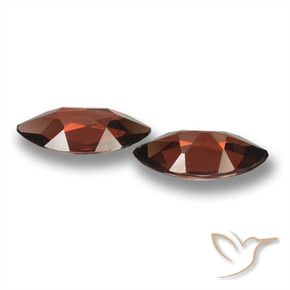 Gemas de Granate piropo Rojo merlot natural de 3.54 ct, Marquesa, VVS-VS
