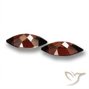 Gemas de Granate piropo Rojo sangre intenso natural de 4.31 ct, Marquesa, VVS-VS
