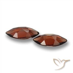 Gemas de Granate piropo Rojo oscuro natural de 3.15 ct, Marquesa, VVS-VS