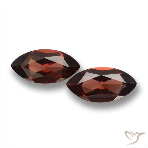 3.99ctw Natural Rojo oscuro Granate piropo, Marquesa, VVS-VS