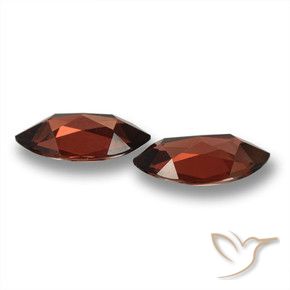 Gemas de Granate piropo Rojo oscuro natural de 3.99 ct, Marquesa, VVS-VS