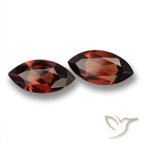 Gemas de Granate piropo Rojo merlot natural de 3.52 ct, Marquesa, VVS-VS