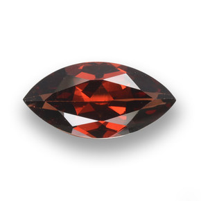 Granate piropo rojo natural de 2,10 ct, marquesa, VVS-VS