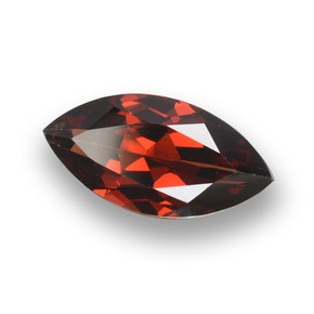 Granate piropo rojo natural de 2,10 ct, marquesa, VVS-VS