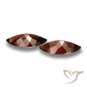 Gemas de Granate piropo Rojo merlot natural de 3.88 ct, Marquesa, VVS-VS