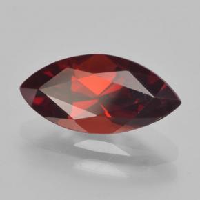 Granate piropo rojo natural de 2,06 ct, marquesa, VVS-VS