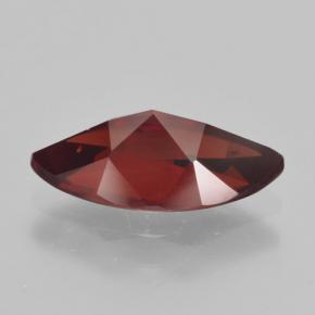 Granate piropo rojo natural de 2,06 ct, marquesa, VVS-VS