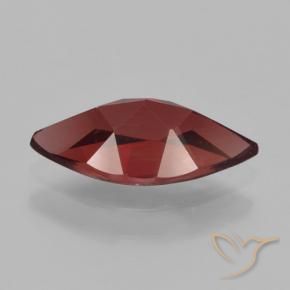 Granate piropo Rojo oscuro natural de 1.90 ct, Marquesa, VVS-VS