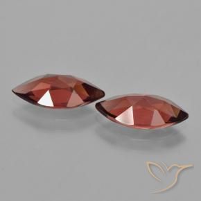 Gemas de Granate piropo Rojo sangre intenso natural de 3.65 ct, Marquesa, VVS-VS