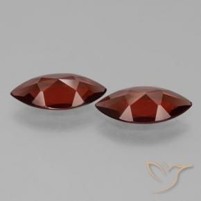 Gemas de Granate piropo Rojo oscuro natural de 3.01 ct, Marquesa, VVS-VS