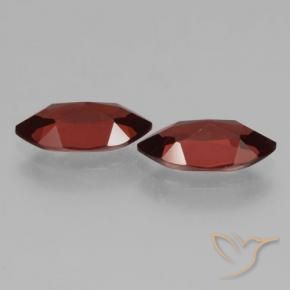 Gemas de Granate piropo Rojo sangría natural de 4.29 ct, Marquesa, VVS-VS