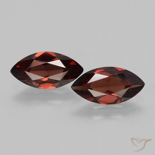 3.54ctw Natural Rojo sangría Granate piropo, Marquesa, VVS-VS