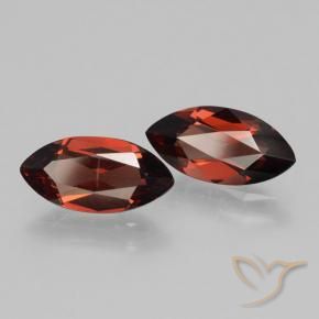 Gemas de Granate piropo Rojo sangría natural de 4.01 ct, Marquesa, VVS-VS