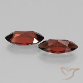 Gemas de Granate piropo Rojo sangría natural de 4.01 ct, Marquesa, VVS-VS