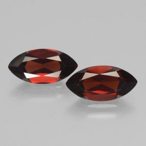 Gemas de granate piropo rojo natural de 4,48 ct, marquesa, VVS-VS