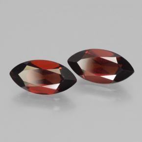 Gemas de granate piropo rojo natural de 4,48 ct, marquesa, VVS-VS
