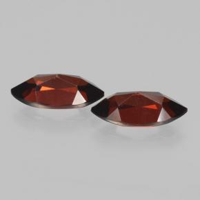Gemas de granate piropo rojo natural de 4,48 ct, marquesa, VVS-VS