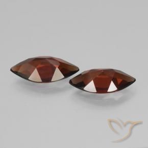 Gemas de Granate piropo Rojo sangría natural de 2.93 ct, Marquesa, VVS-VS