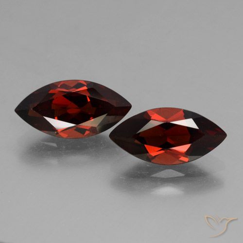 4.09ctw Natural Rojo sangría Granate piropo, Marquesa, VVS-VS