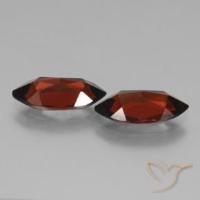 Gemas de Granate piropo Rojo sangría natural de 3.88 ct, Marquesa, VVS-VS