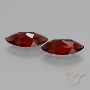 Gemas de Granate piropo Rojo sangre intenso natural de 3.62 ct, Marquesa, VVS-VS