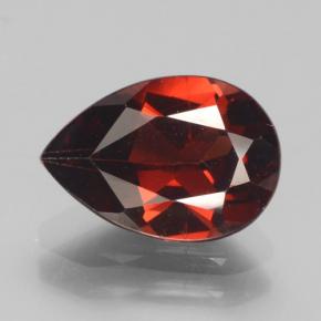 Granate Piropo Rojo oscuro natural de 2.24 ct, En forma de pera, VS