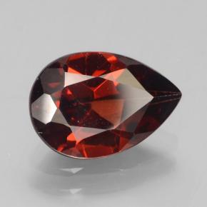 Granate Piropo Rojo oscuro natural de 2.24 ct, En forma de pera, VS