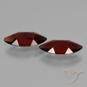 Gemas de Granate piropo Rojo sangre intenso natural de 3.50 ct, Marquesa, VVS-VS
